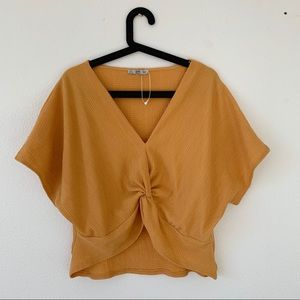 Zara Marigold Blouse in Sz L